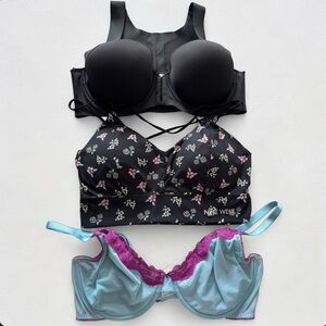 Victoria’s Secret, Bali and Nine West Bra Bundle Size 38DD/XL